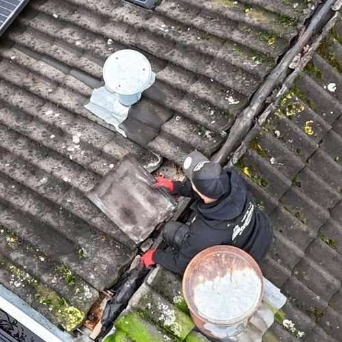 Een dakrenovatie bij oud pannendak in Wildervank